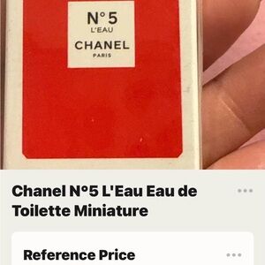 CHANEL N°5 L'Eau Miniature in Red Box